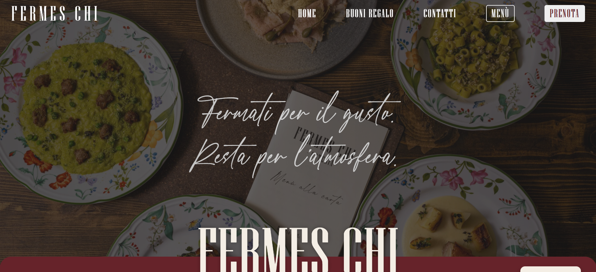 Sito web realizzato per Fermes Chì
